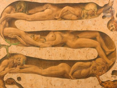 Pierre BOURGIN (20th century) 
Oppression...