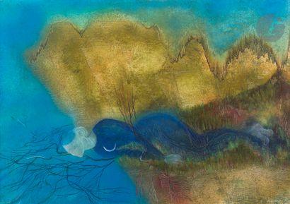 MANINA (1918-2010)
Sousvivre, 1958
Oil on...