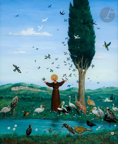 Gustave ALAUX (1887-1965)
Saint François...