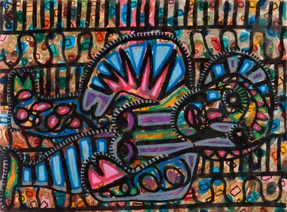 Gérard SENDREY (1928-2022)
Character, 1990
Acrylic...