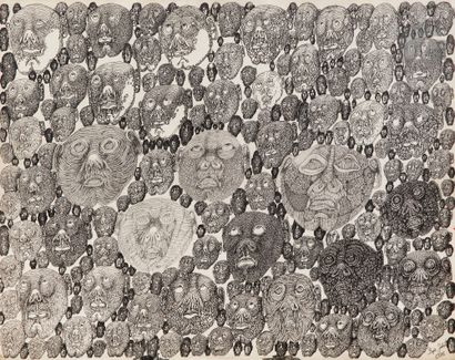 Vojislav JAKIC [serbe] (1932-2003)
Têtes,...