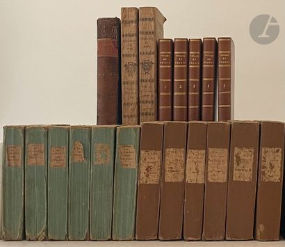[VOYAGES]. 
 Set of 5 travel books from the...