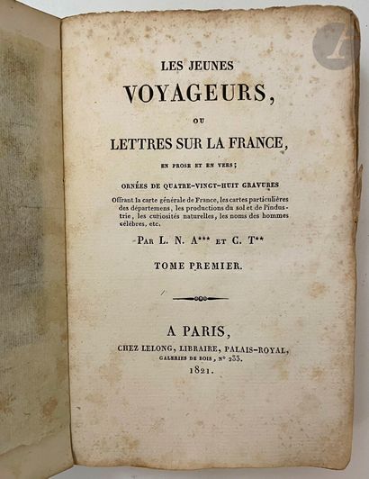 [VOYAGES]. 
 Set of 5 travel books from the...