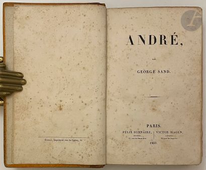 [XIXth CENTURY BOOKS]. 
Important set of...