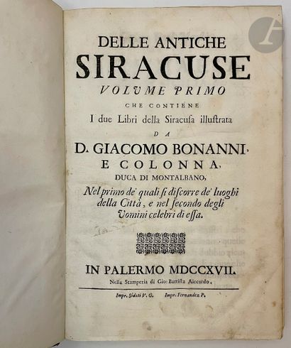 BUONANNI E COLONNA (Giacomo) - MIRABELLA...