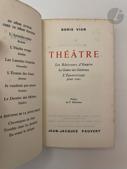 [LITERATURE XXe]. 
Lot of 15 books including...