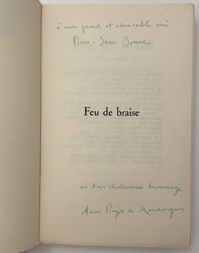 [LITERATURE XXe]. 
Lot of 15 books including...
