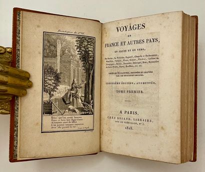 [VOYAGES]. 
 Set of 5 travel books from the...