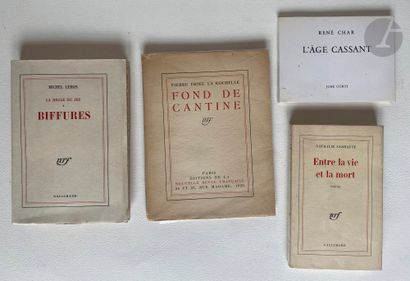 LITERATURE. 
Set of 25 books: 
- APOLLINAIRE...