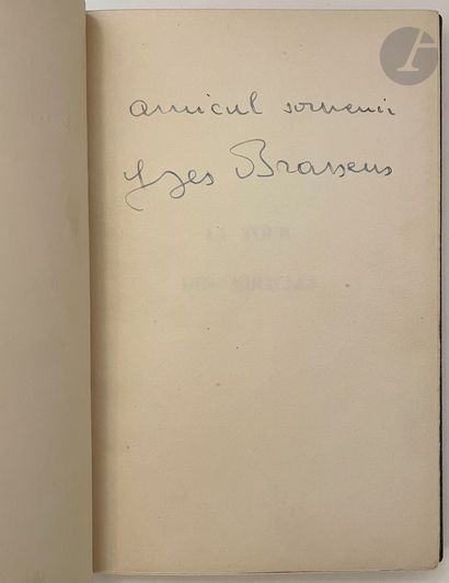 [BRASSENS (Georges)]. 
Set of 4 works by...