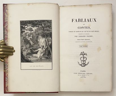[XIXth CENTURY BOOKS]. 
Important set of...