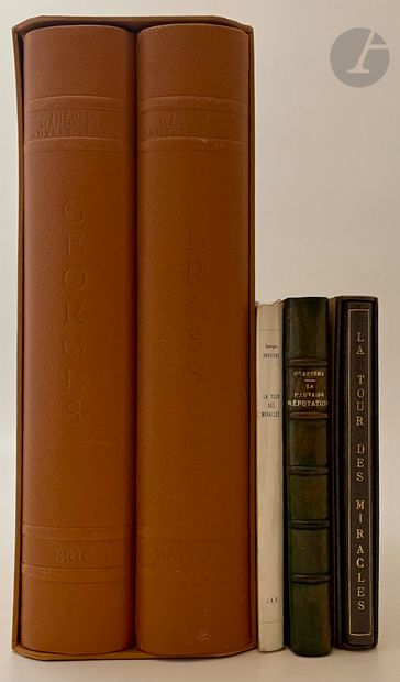 [BRASSENS (Georges)]. 
Set of 4 works by...