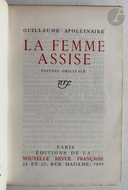 LITERATURE. 
Set of 25 books: 
- APOLLINAIRE...