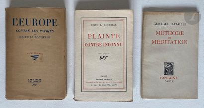 LITERATURE. 
Set of 25 books: 
- APOLLINAIRE...