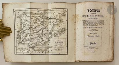 [VOYAGES]. 
 Set of 5 travel books from the...