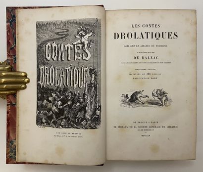 XIXth CENTURY ILLUSTRATION BOOKS]. 
 Important...