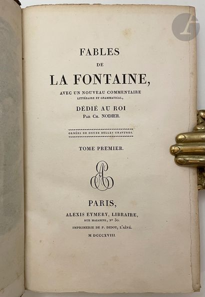 [XIXth CENTURY BOOKS]. 
Important set of...