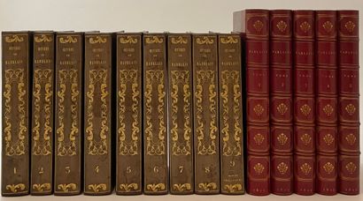 [XIXth CENTURY BOOKS]. 
Important set of...