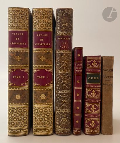 [ANTIQUE BOOKS]. 
Lot of 23 antique books...