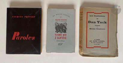 LITERATURE. 
Set of 25 books: 
- APOLLINAIRE...