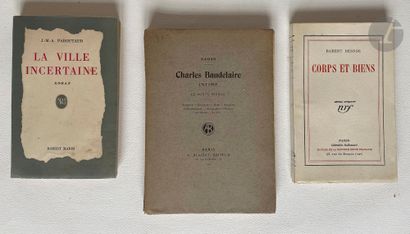 LITERATURE. 
Set of 25 books: 
- APOLLINAIRE...