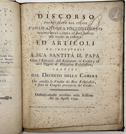 [CORSICA (kingdom of)].
Precious collection...