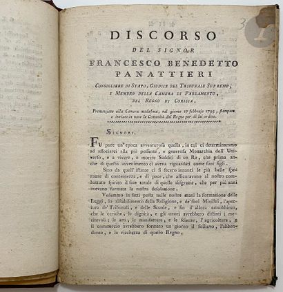 [CORSICA (kingdom of)].
Precious collection...