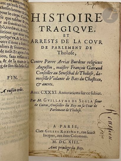[BURDEUS (Pierre Arrias) - GUERRE (Martin)...