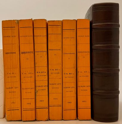 [XIXth CENTURY BOOKS]. 
Important set of...