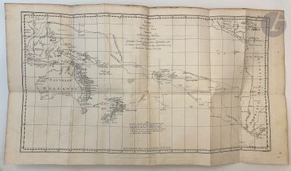[COOK (Captain James)] - HAWKESWORTH (John).
Cartes...
