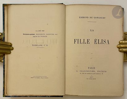 [XIXth CENTURY BOOKS]. 
Important set of...