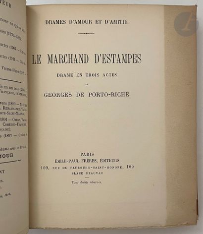 [LITERATURE XXe]. 
Lot of 15 books including...