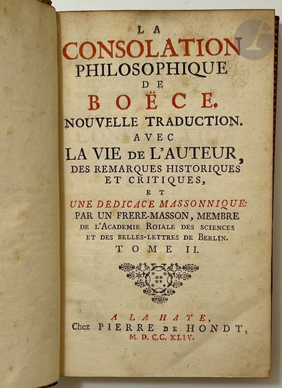 BOÈCE. Philosophical Consolation. New translation....