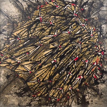 Claude VISEUX (1927-2008) Composition, circa...