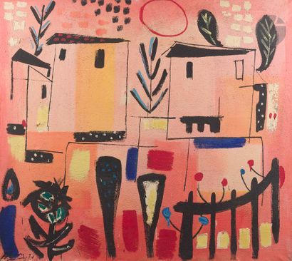 Émile HECQ [Belgian] (1924-2008) Landscape...