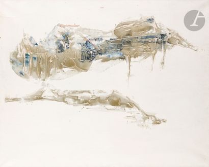 Claude GEORGES (1929-1988) 
Composition,...