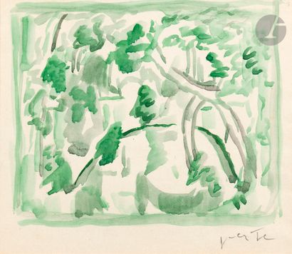 Pierre Jacob dit TAL COAT (1905-1985) Landscape,...