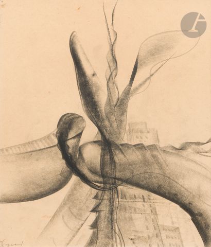 Jean-Gabriel CHAUVIN (1889-1976) Arabesques...