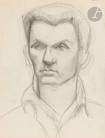 Jean SOUVERBIE (1891-1981) Portrait de Romain...