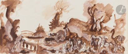 Charles DUFRESNE (1876-1938) Study for Shafi...