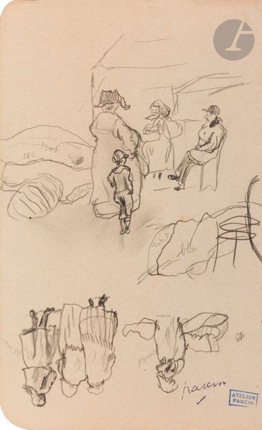 Julius Pincas dit PASCIN (1885-1930) Cavalier...