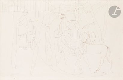Raoul DUFY (1877-1953) Paddock scene India...