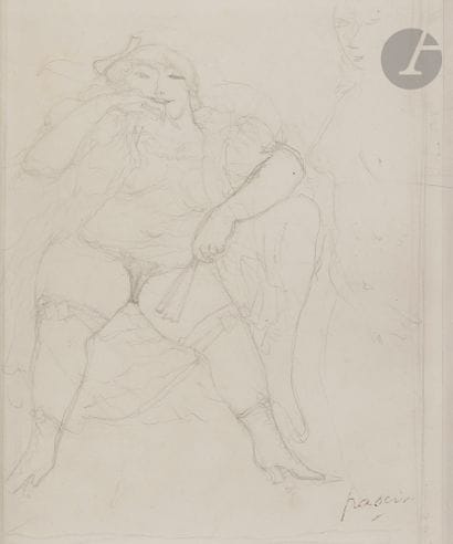 Julius Pincas dit PASCIN (1885-1930) La Grosse...