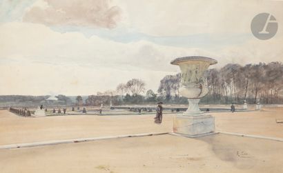 Raymond COX (Nantes 1856-1921) La Terrasse...
