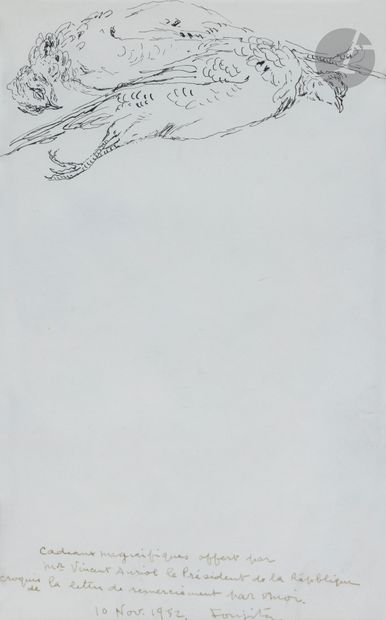 Léonard Tsuguharu FOUJITA (1886 - 1968) Two...