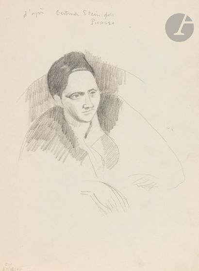 Jean SOUVERBIE (1891-1981) Portrait de Romain...