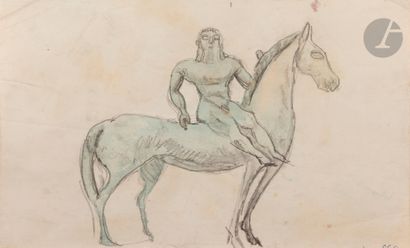 Julius Pincas dit PASCIN (1885-1930) Cavalier...