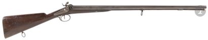 Fusil de chasse à percussion deux coups,...