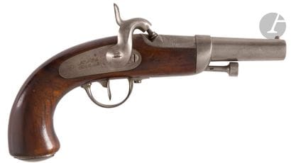 Pistolet à percussion d’officier de gendarmerie...
