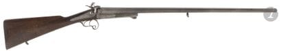 Fusil de chasse à broche, deux coups, calibre...